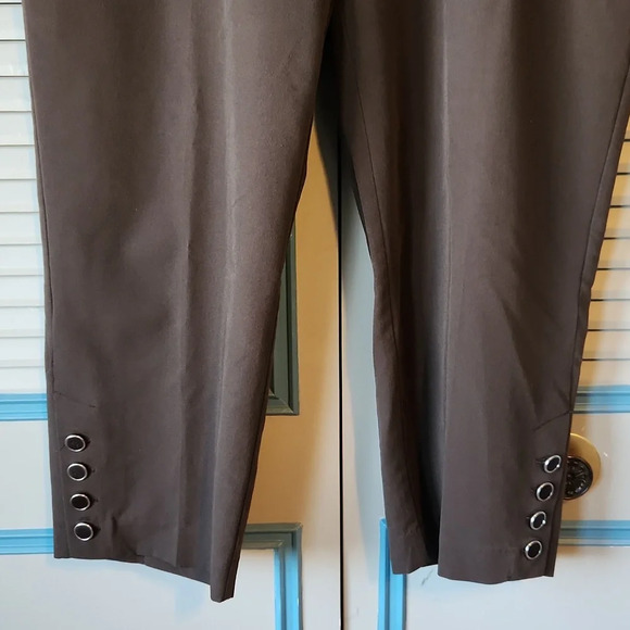 Dress Barn Dark Brown Trousers - Picture 6 of 12